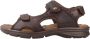 Panama Jack Platte Sandalen met Plakband Brown Heren - Thumbnail 1