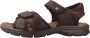 Panama Jack Platte sandalen met plakband Brown Heren - Thumbnail 1