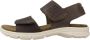 Panama Jack Platte sandalen met plakband Green Heren - Thumbnail 1