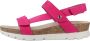 Panama Jack Platte Sandalen met Plakstrip Pink Dames - Thumbnail 2