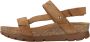 Panama Jack Platte Sandalen voor Vrouwen Brown Dames - Thumbnail 2