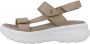 Panama Jack Stijlvolle platte sandalen voor vrouwen Beige Dames - Thumbnail 1