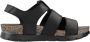 Panama Jack Stijlvolle platte sandalen voor vrouwen Black Dames - Thumbnail 11