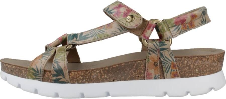 Panama Jack Tropische Platte Sandalen Multicolor Dames