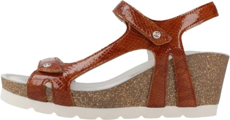 Panama Jack Wedges Brown Dames