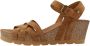 Panama Jack Vera Sandalen Met Sleehak Dames Bruin - Thumbnail 3