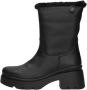 Panama Jack Zwarte Winter Lange Laarzen Chunky Stijl Black Dames - Thumbnail 3