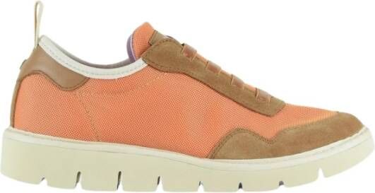 Panchic Amber Mesh Suede Instappers Orange Dames