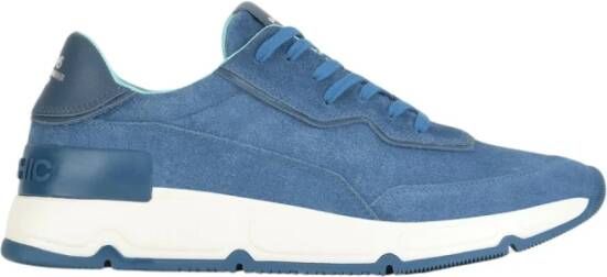 Panchic Blauwe Suède Leren Herensneakers Blue Heren