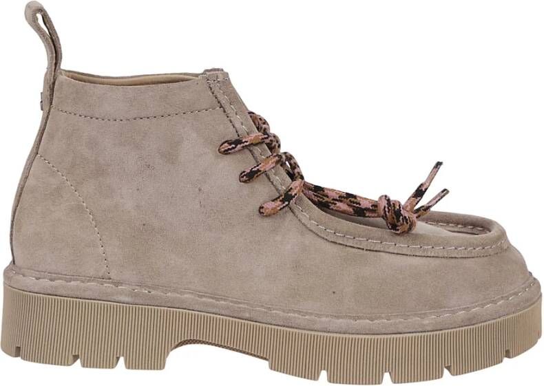 Panchic Bruine Platte Schoenen Brown Dames