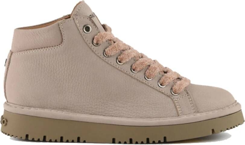 Panchic Grijze Nubuck Enkellaars Microvezel Gray Dames