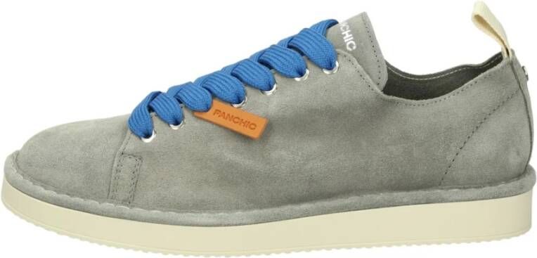 Panchic Grijze Suède Veterschoenen Gray Heren