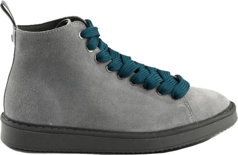 Panchic Leren Rubberen Zoolschoenen Gray Heren