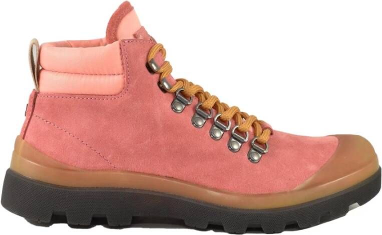 Panchic Leren sneakers met rubberen zool Pink Dames