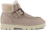 Panchic Shearling Enkelband Laars Ivoor Beige Dames - Thumbnail 1