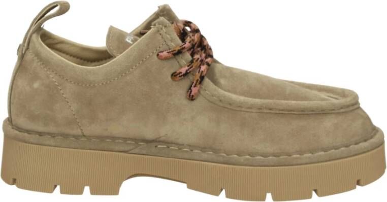 Panchic Stijlvolle Veterschoenen voor Mannen Brown Dames