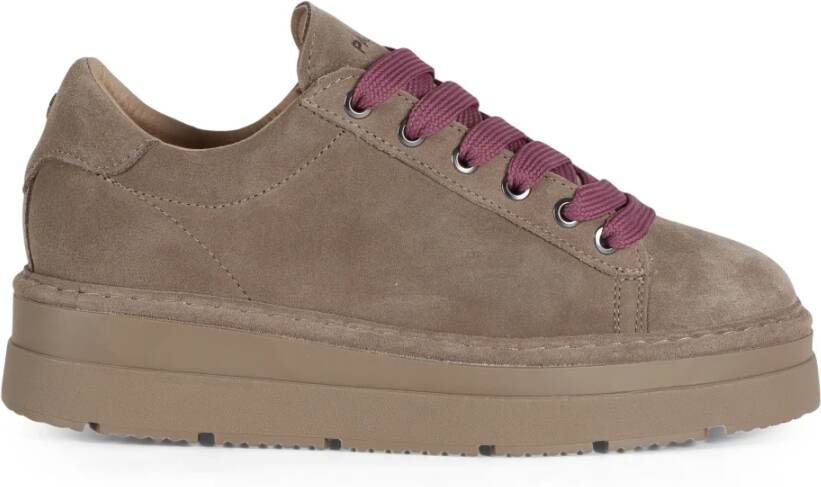 Panchic Suède Veterschoenen Brown Dames