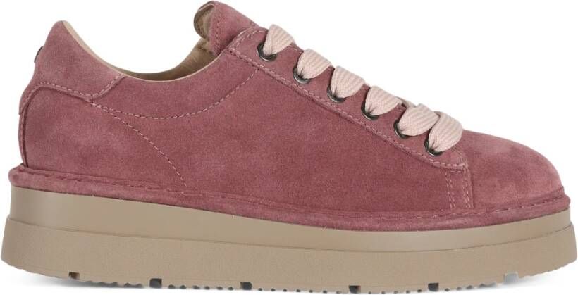 Panchic Suede Veterschoenen Purple Dames