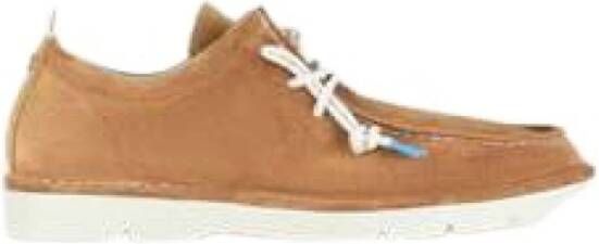 Panchic Witte platte schoenen Brown Heren