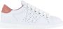 Panchic Witte Veterschoenen met Koraalkleurige Achterspoiler White Dames - Thumbnail 1