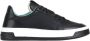 Panchic Zwarte leren lage sneakers Black Heren - Thumbnail 1