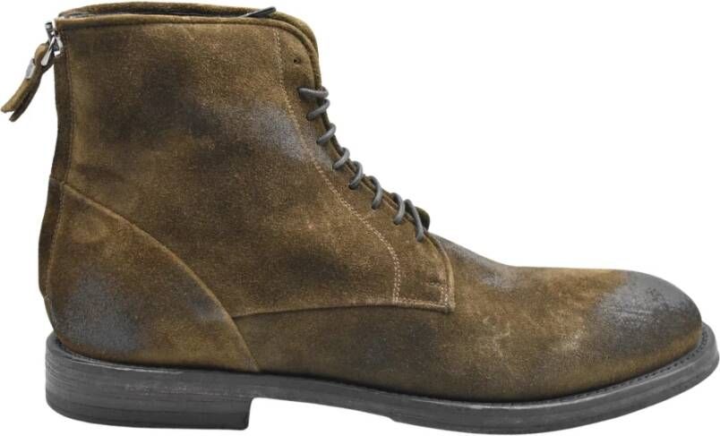 Pantanetti Bruine Veterschoenen Elegante Stijl Brown Heren