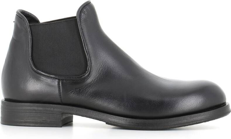 Pantanetti Zwarte platte Chelsea schoenen Black Dames