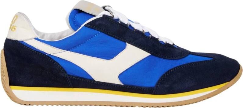 Pantofola D'Oro Blauwe Leren Sneaker Stijl Ss24 Blue Heren