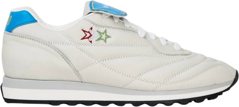 Pantofola D'Oro Blauwe Sneaker Pitch Stijl White Heren