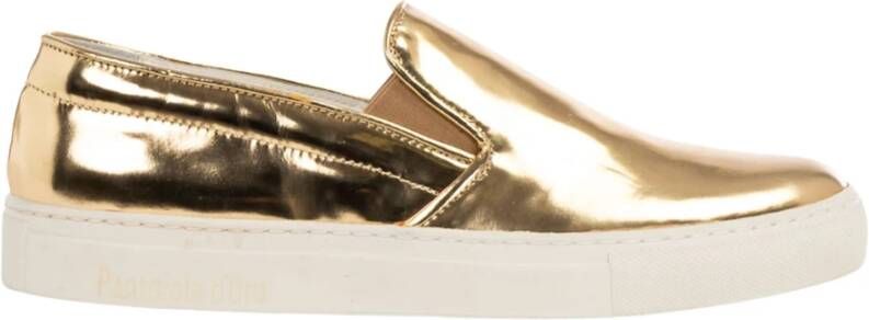 Pantofola D'Oro Dames Slip-On Sneakers Metallic Yellow Dames