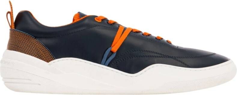 Pantofola D'Oro Elegante Heren Sneakers Marineblauw Oranje Blauw Blue Heren