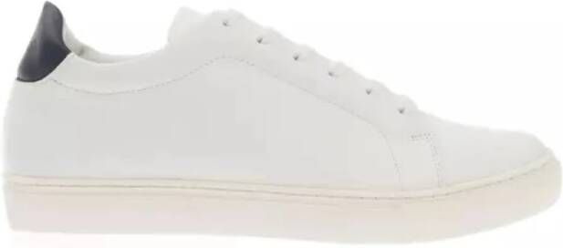 Pantofola D'Oro Witte Bovenkant Monokleur Sneaker met Veters White Heren