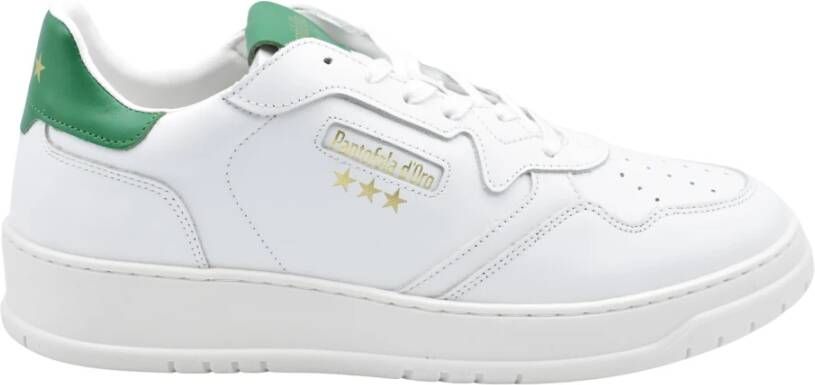 Pantofola D'Oro Groen Witte Veterschoenen White Heren