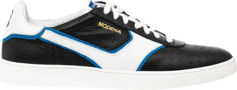 Pantofola D'Oro Heren Modena Calf Leren Sneakers Black Heren