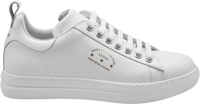 Pantofola D'Oro Klassieke witte courtschoenen White Heren