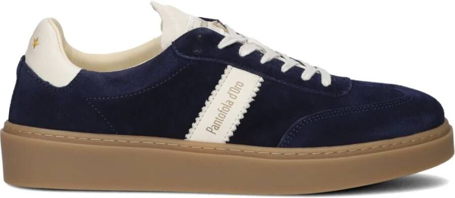 Pantofola D'Oro Lage Suède Sneakers Argentario Stijlvol Blue Heren