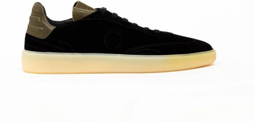 Pantofola D'Oro League Low Suede Sneakers Black Heren