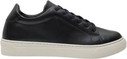 Pantofola D'Oro Luxe witte leren sneakers Black Heren