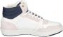 Pantofola D'Oro Velours Leren Sneakers met Klassieke Stijl White Heren - Thumbnail 1