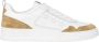 Pantofola D'Oro Witte leren sneaker met driesterrenlogo White Heren - Thumbnail 1