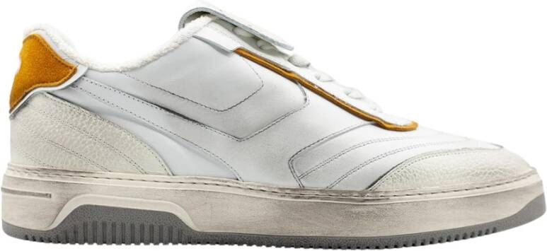 Pantofola D'Oro Witte Leren Sneakers voor Mannen White Heren