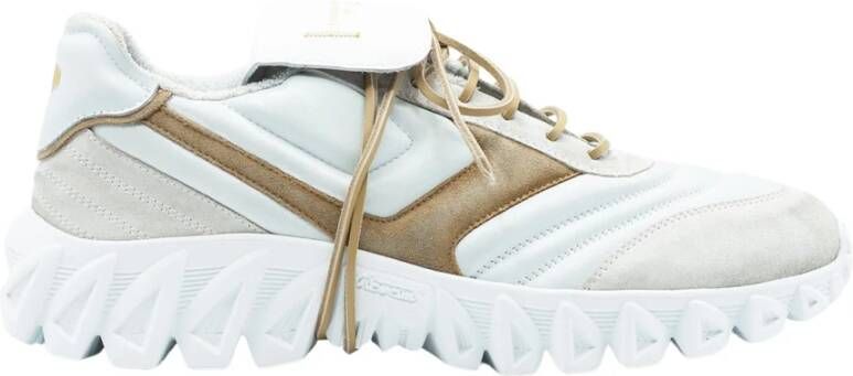 Pantofola D'Oro Witte Sneakerball Leren Sneakers White Heren