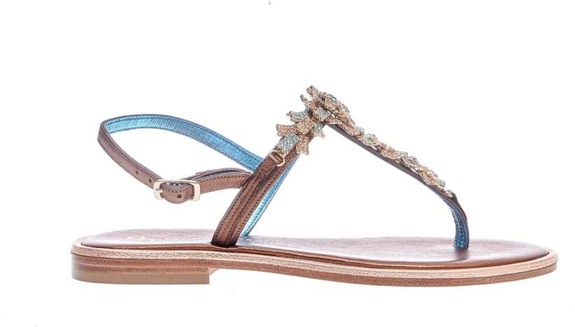 Paola Fiorenza Sandals Brown Dames