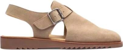 Paraboot Adriatic Sport Platte Sandalen Beige Heren