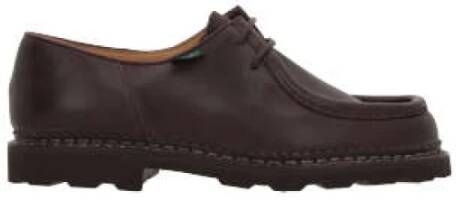 Paraboot Bruin Leren Derby Schoenen Brown Heren