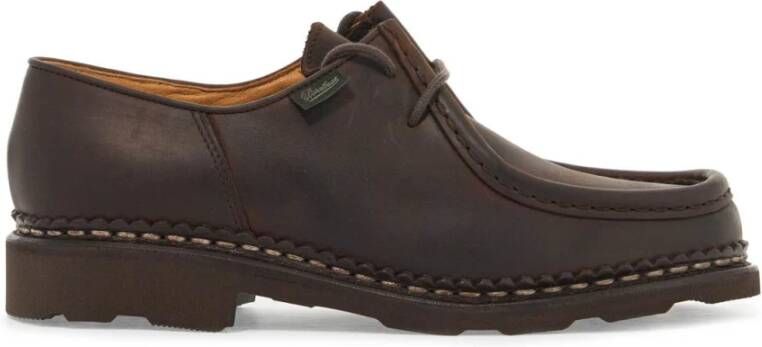 Paraboot Klassieke Leren Derby Schoenen Brown Dames