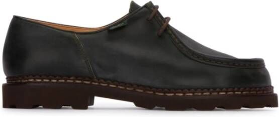 Paraboot Klassieke Leren Schoenen voor Mannen Black Heren