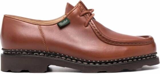 Paraboot Klassieke Leren Schoenen voor Mannen Brown Dames