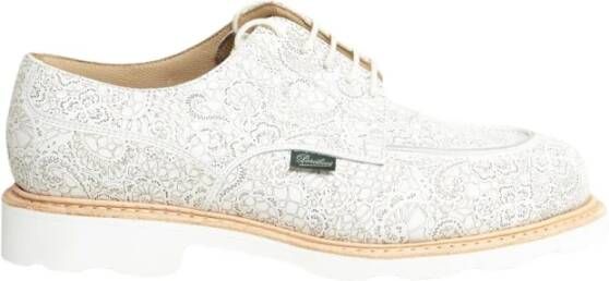 Paraboot Laser Lace Leren Derbies White Dames