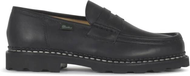 Paraboot Platte Schoenen Reims Black Heren